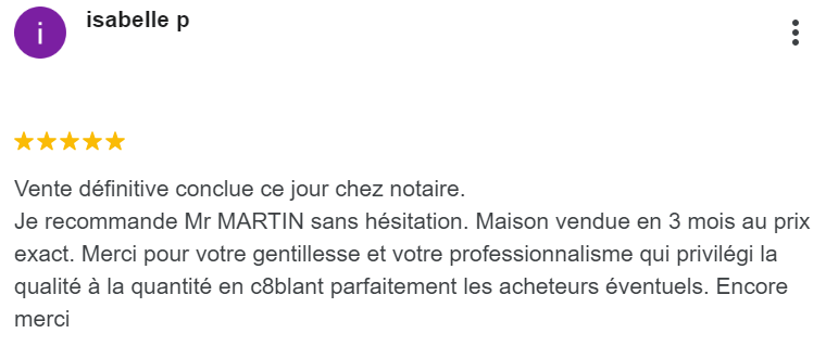 vente maison semoy